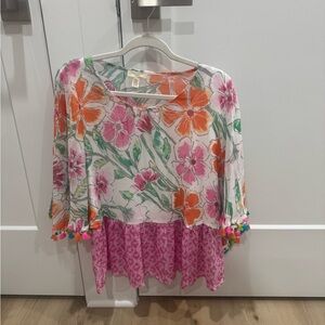 Cupio Floral Multicolor Women's Blouse